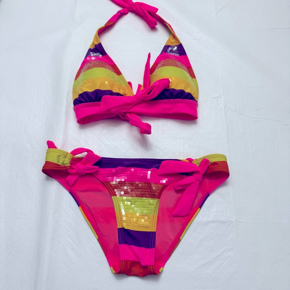 Oxygen neon sequence bikini size XS‎